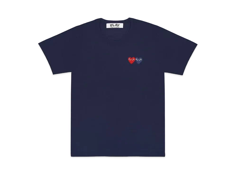 COMME des GARCONS PLAY CDG AX-T226-051 "Navy/Blue"