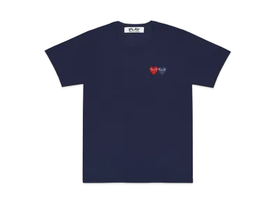 COMME des GARCONS PLAY CDG AX-T226-051 "Navy/Blue"