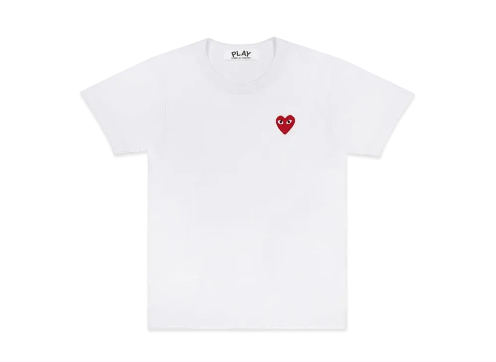 COMME des GARCONS PLAY CDG T-Shirt "White"