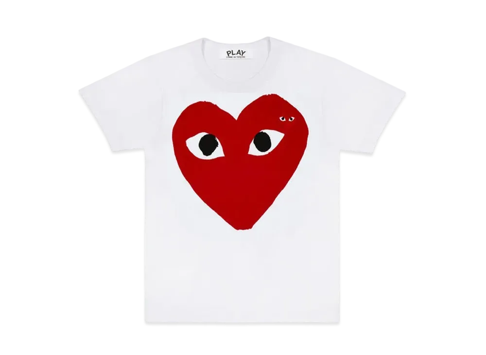 COMME des GARCONS PLAY CDG T-Shirt "White"