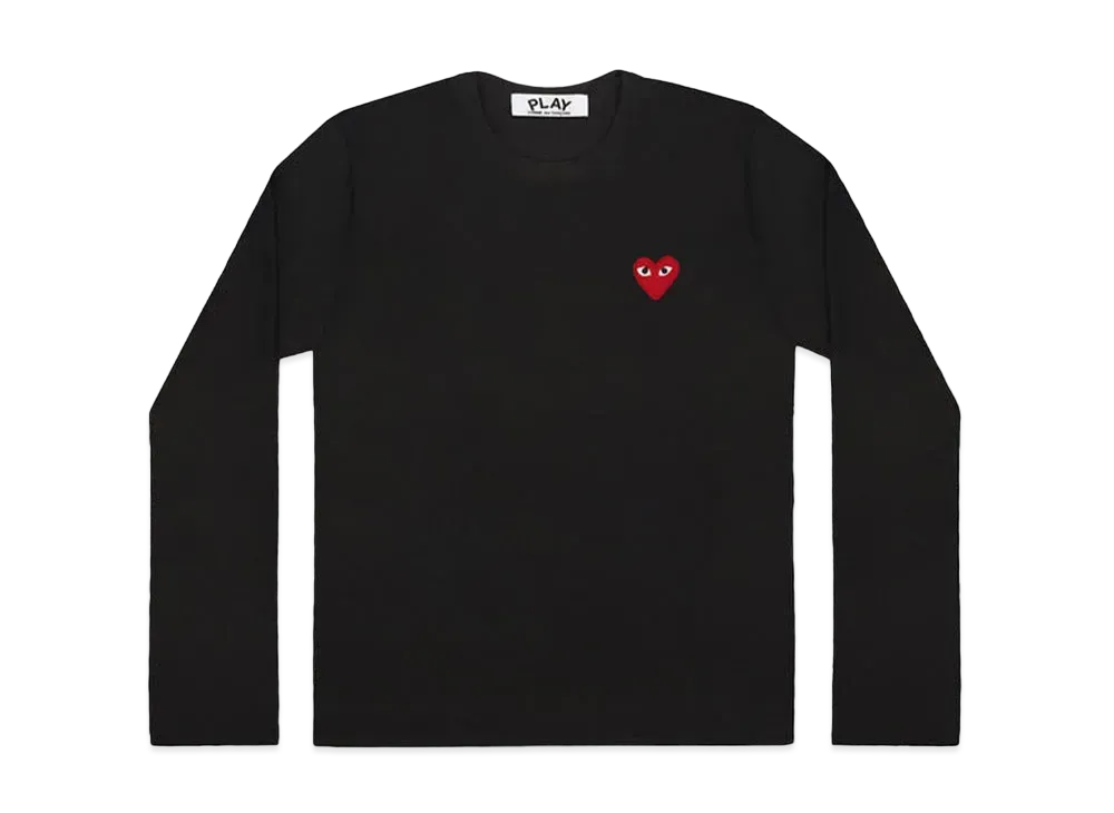 COMME des GARCONS PLAY CDG T-Shirt Mens "Black"