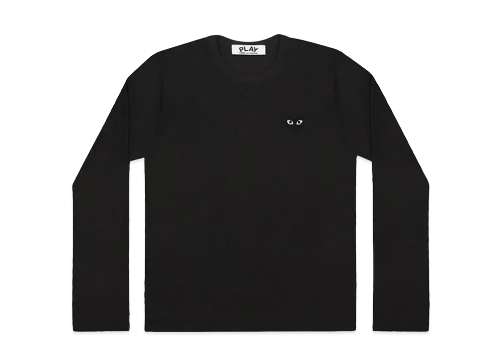 COMME des GARCONS PLAY CDG Heart L/S T-Shirt "Black"