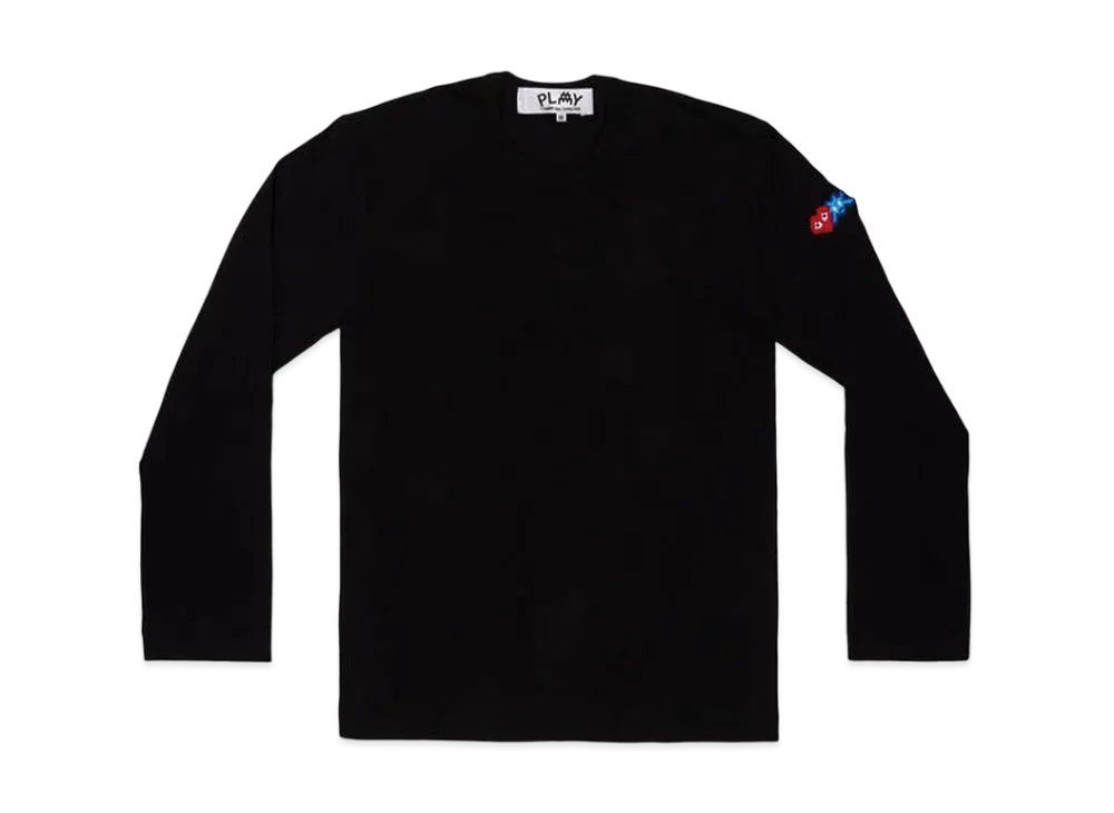 COMME des GARCONS PLAY CDG Invader Cotton L/S T-Shirt "Black"
