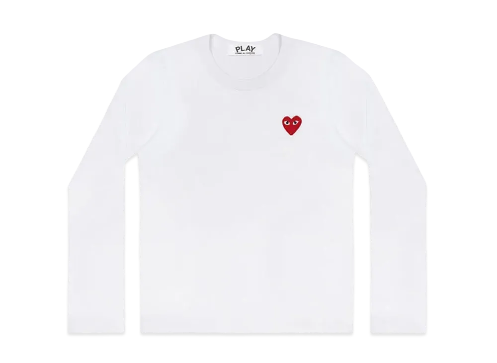 COMME des GARCONS PLAY CDG T-Shirt Mens "White"