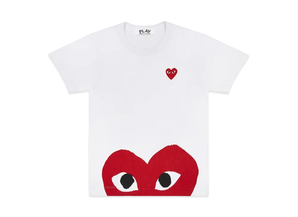 COMME des GARCONS PLAY CDG T-Shirt "White"