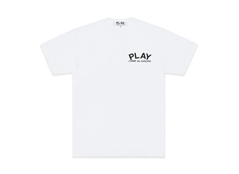 COMME des GARCONS PLAY CDG Logo Print T-Shirt "White"