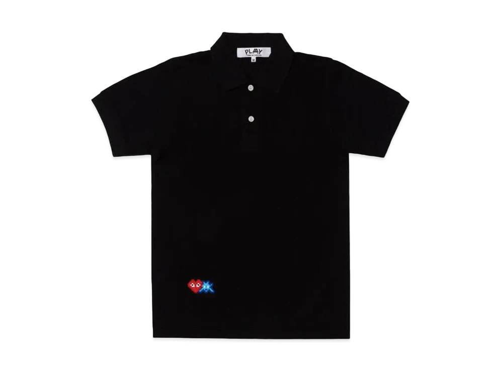 COMME des GARCONS PLAY CDG Invader Polo Shirt "Black"