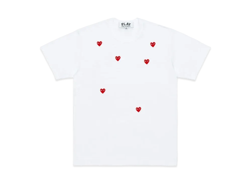 COMME des GARCONS PLAY CDG AX-T338-051 "White"