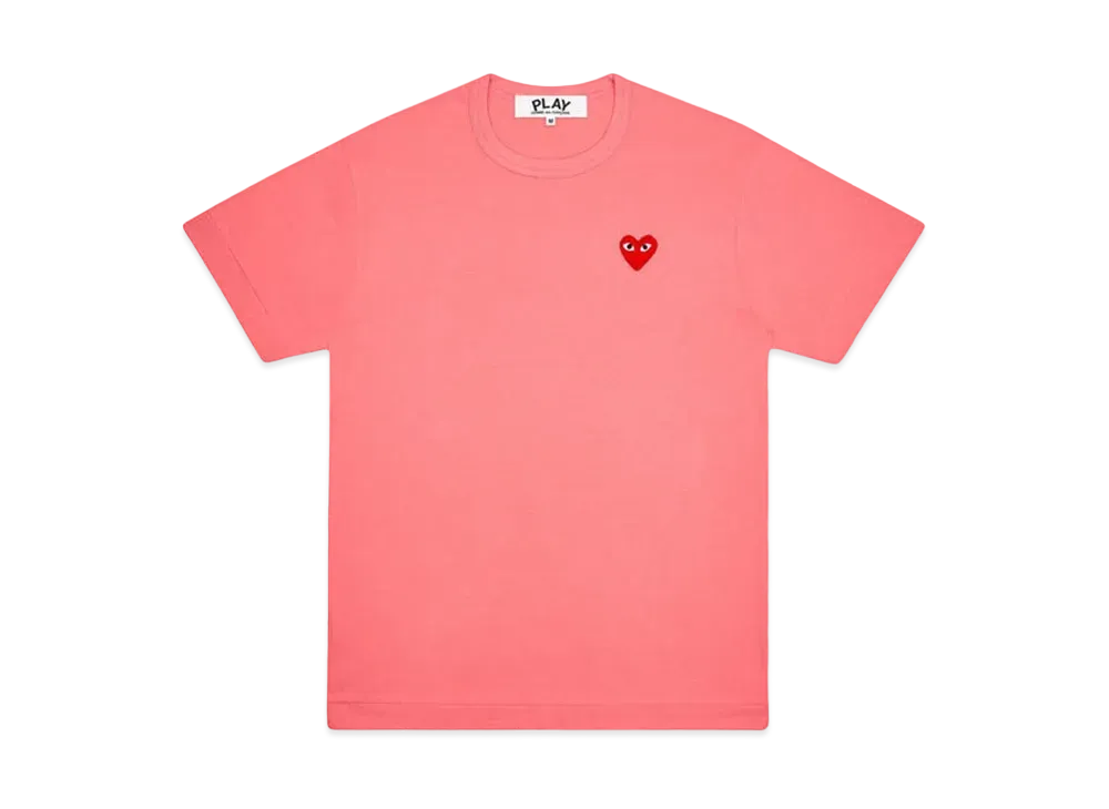 COMME des GARCONS PLAY CDG T-Shirt "Pink"