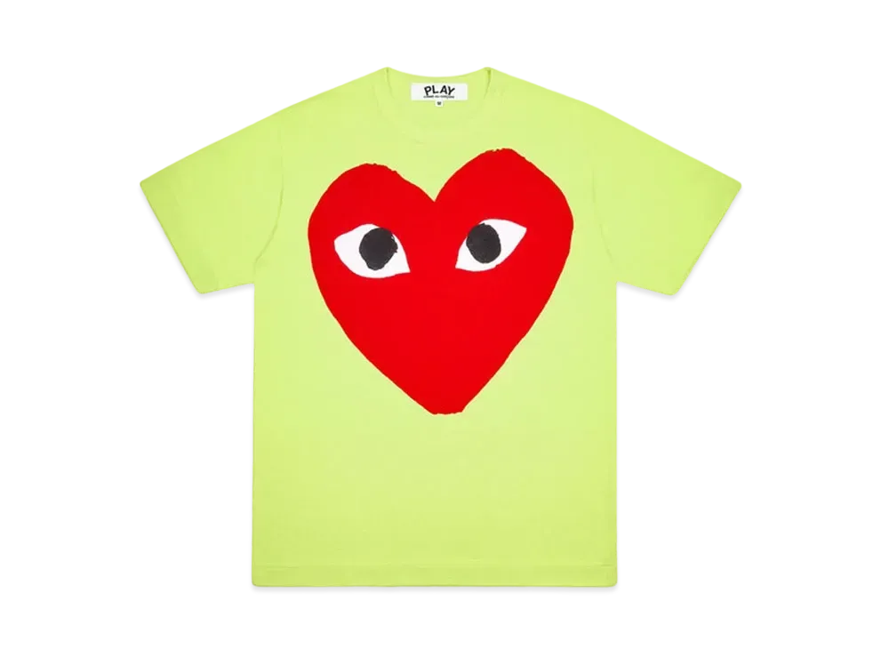 COMME des GARCONS PLAY CDG Big Heart T-Shirt "Green"
