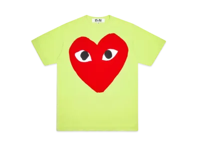 COMME des GARCONS PLAY CDG Big Heart T-Shirt "Green"