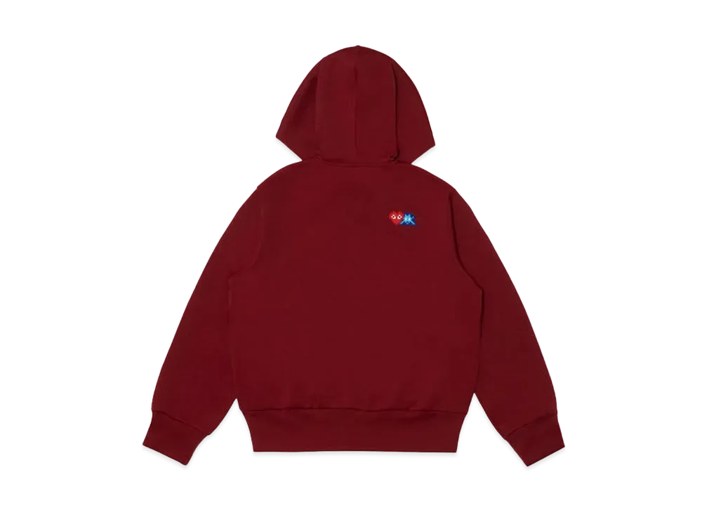 COMME des GARCONS PLAY CDG Invader Polyester Hooded Sweater "Enji"