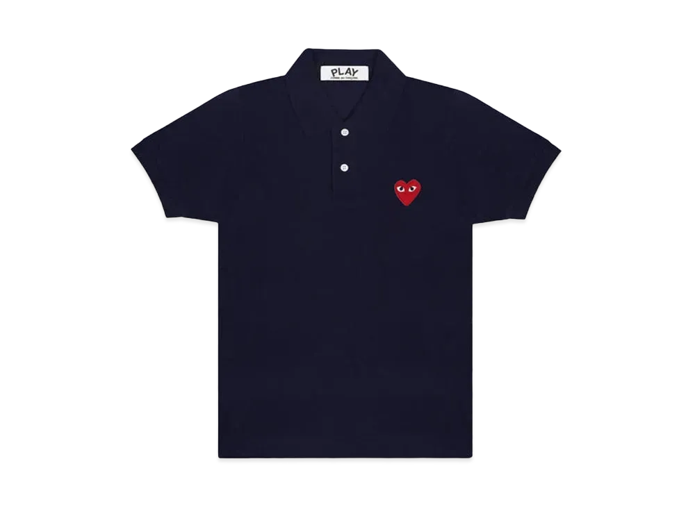 COMME des GARCONS PLAY CDG AX-T006-051 "Navy"