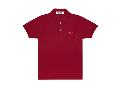 COMME des GARCONS PLAY CDG AX-T006-051 "Burgundy"