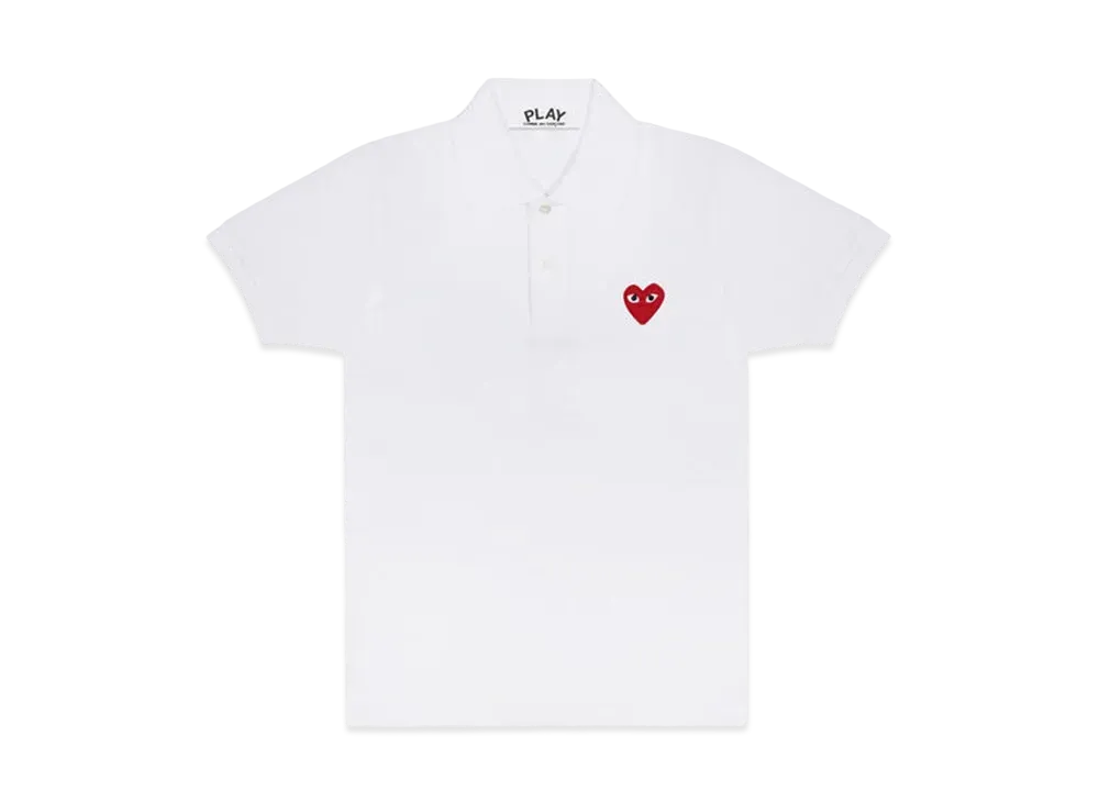 COMME des GARCONS PLAY CDG AX-T006-051 "White"
