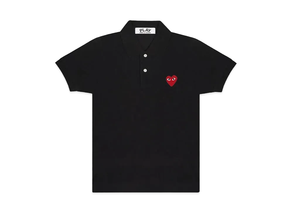 COMME des GARCONS PLAY CDG Polo Shirt "Black"