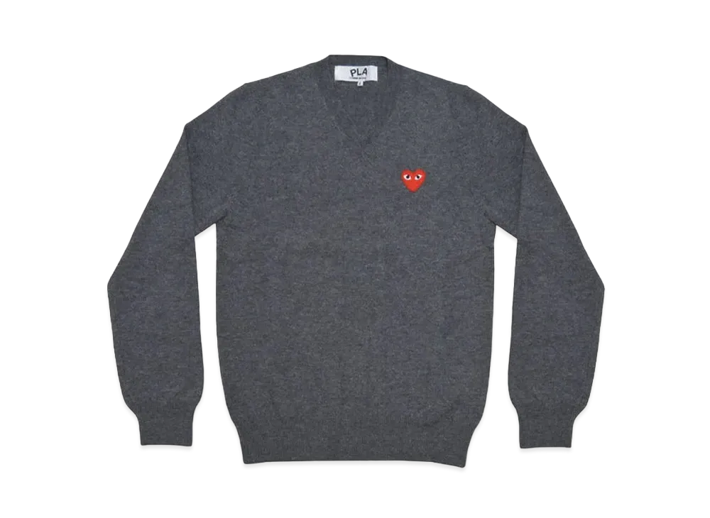 COMME des GARCONS PLAY CDG AX-N002-051 "Medium Gray"