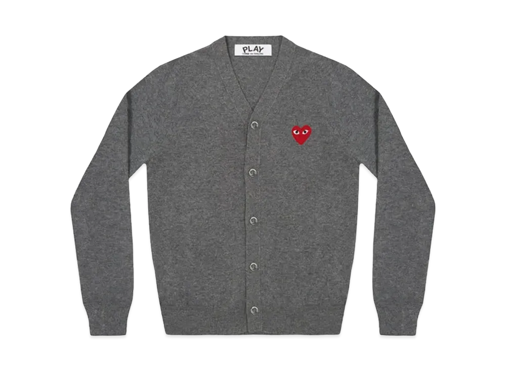 COMME des GARCONS PLAY CDG AX-N008-051 "Medium Gray"