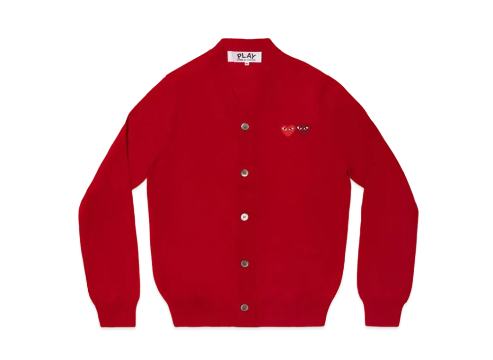 COMME des GARCONS PLAY CDG AX-N058-051 "Red/Burgundy"