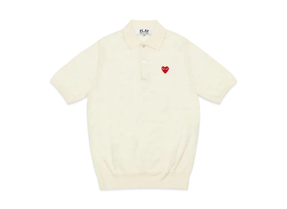 COMME des GARCONS PLAY CDG AX-N094-051 "Off White"