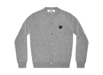 COMME des GARCONS PLAY CDG Men's Cardigan "Grey"