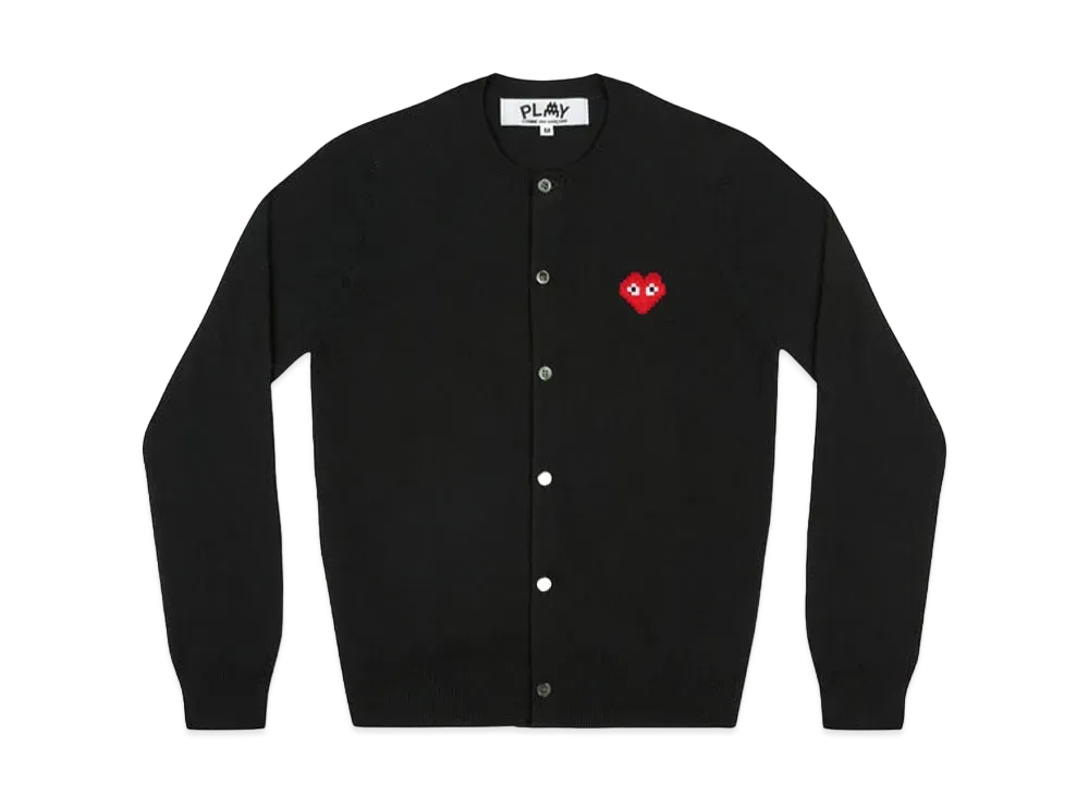 COMME des GARCONS PLAY CDG Invader Ladies' Cardigan "Black"