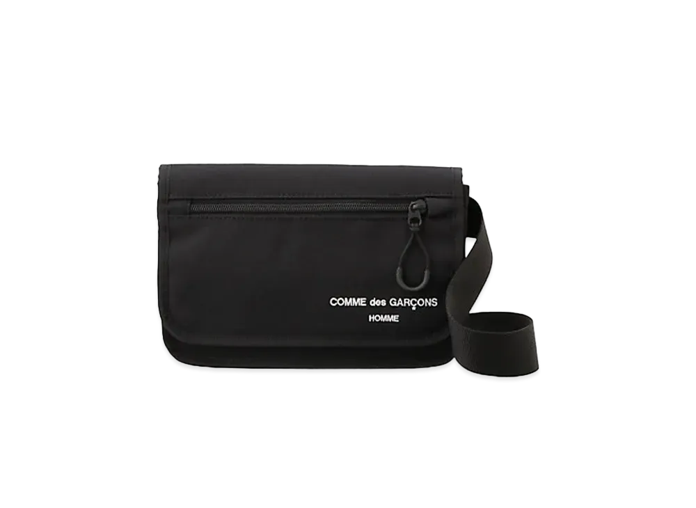 COMME des GARCONS HOMME Cordura Nylon Shoulder Bag "Black"