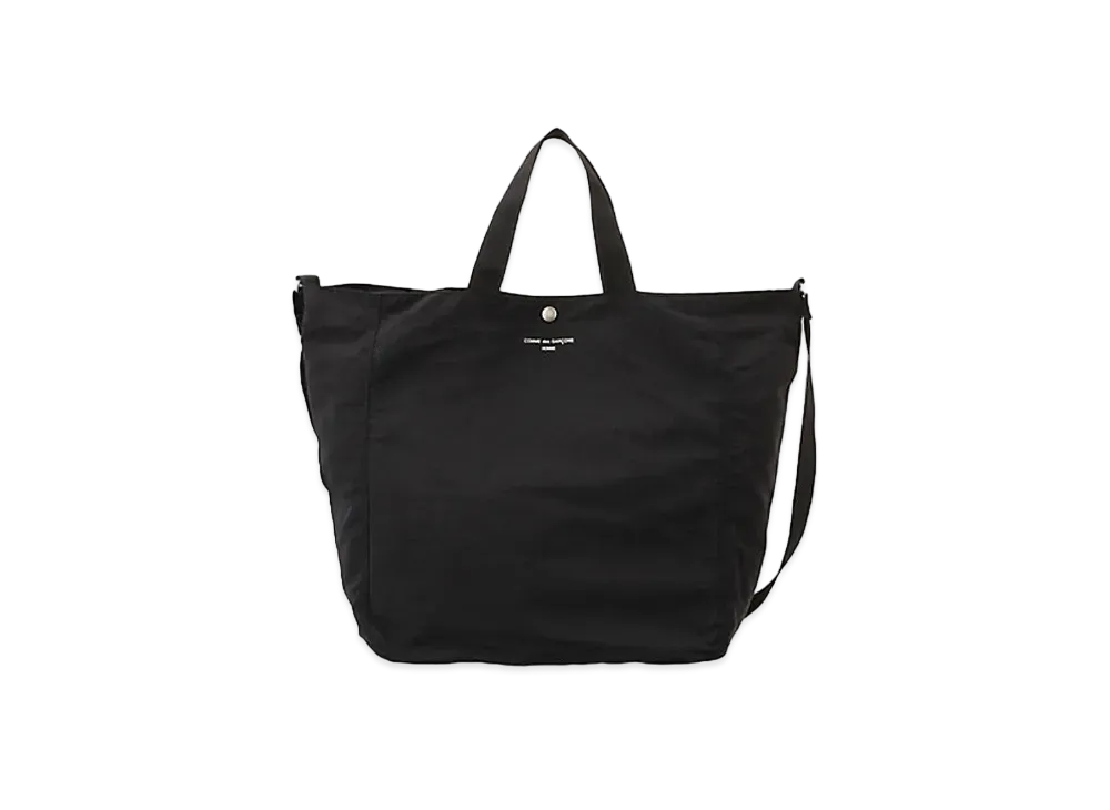 COMME des GARCONS HOMME Cotton Nylon Grosgrain "Black"