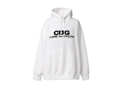 COMME des GARCONS CDG Oversized Hooded Sweatshirt "White"