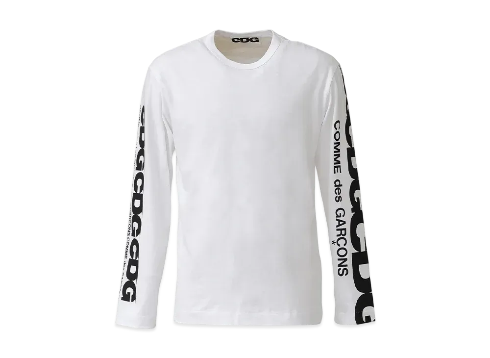 COMME des GARCONS CDG Long Sleeve T-Shirt1 "White"