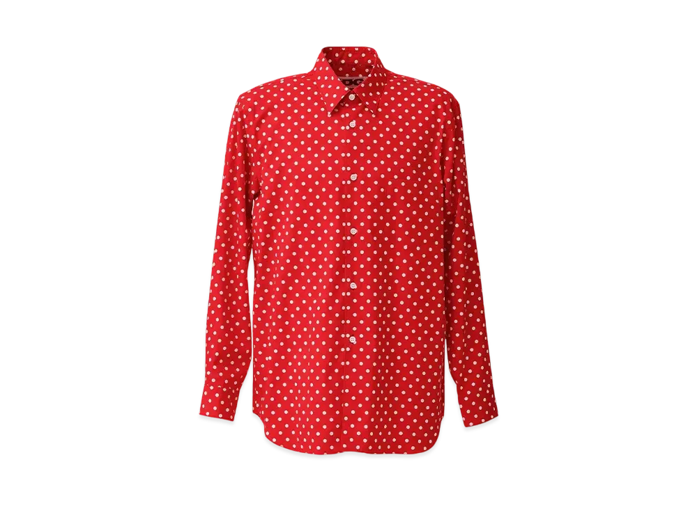 COMME des GARCONS CDG Polka Dot Shirt "Red"