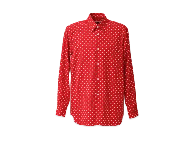 COMME des GARCONS CDG Polka Dot Shirt "Red"