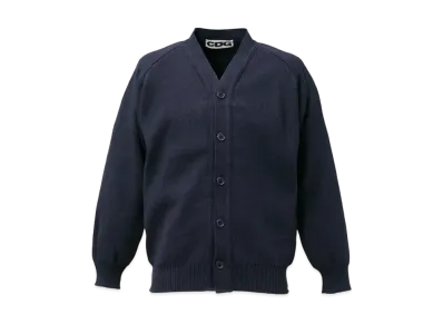 COMME des GARCONS V-Neck School Cardigan "Navy"