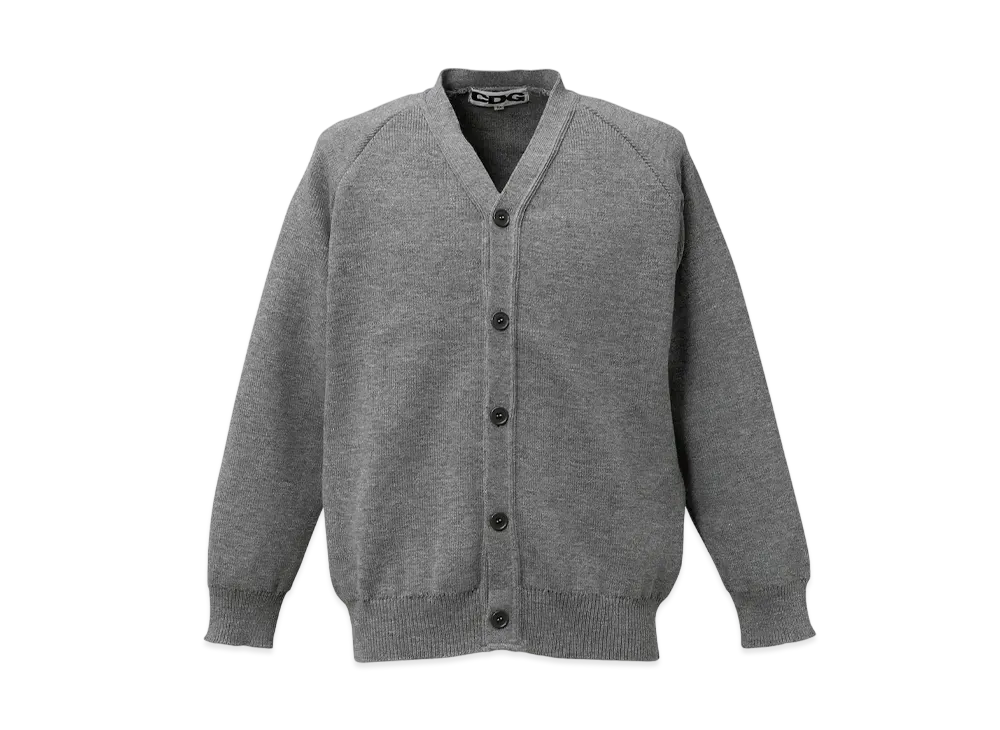 COMME des GARCONS V-Neck School Cardigan "Grey"