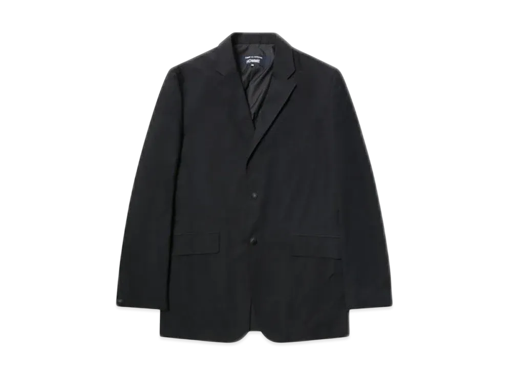 COMME des GARCONS HOMME Polyester Twill Jackets "Black"