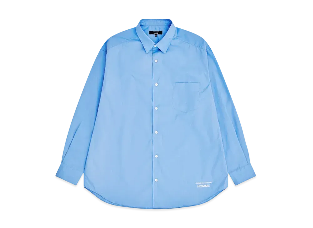 COMME des GARCONS HOMME Cotton Broad Shirts "Sax"