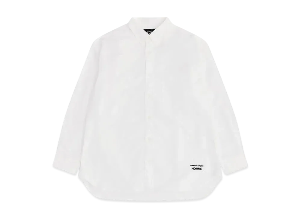 COMME des GARCONS HOMME Cotton Broad Shirts "White"
