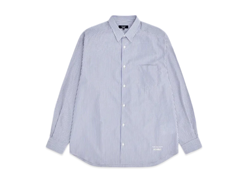 COMME des GARCONS HOMME Cotton Stripes Shirts "White/Sax/Navy"