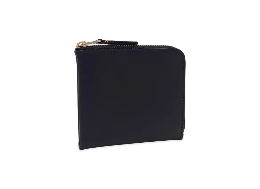 COMME des GARCONS CDG Coin Case L Shaped Non Zipper "Navy"