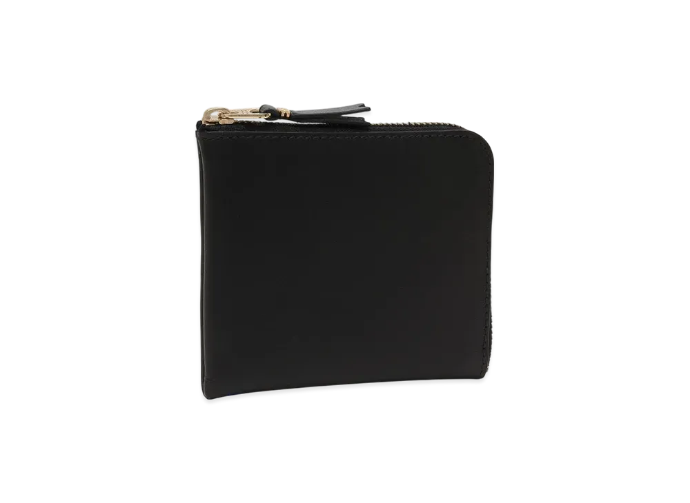 COMME des GARCONS CDG  Coin Case L Shaped Non Zipper "Black"