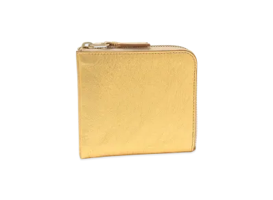 COMME des GARCONS CDG Coin Case L Shaped Non Zipper "Gold"