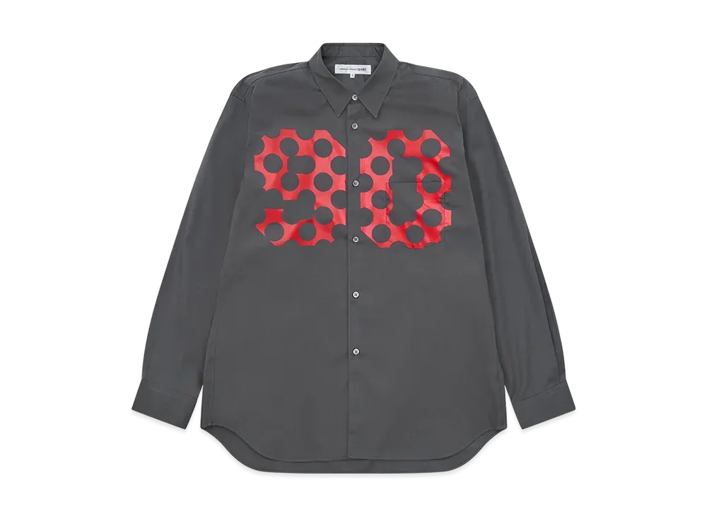COMME des GARCONS SHIRT x ASAP Nast 90N Dot Shirt "Gray"