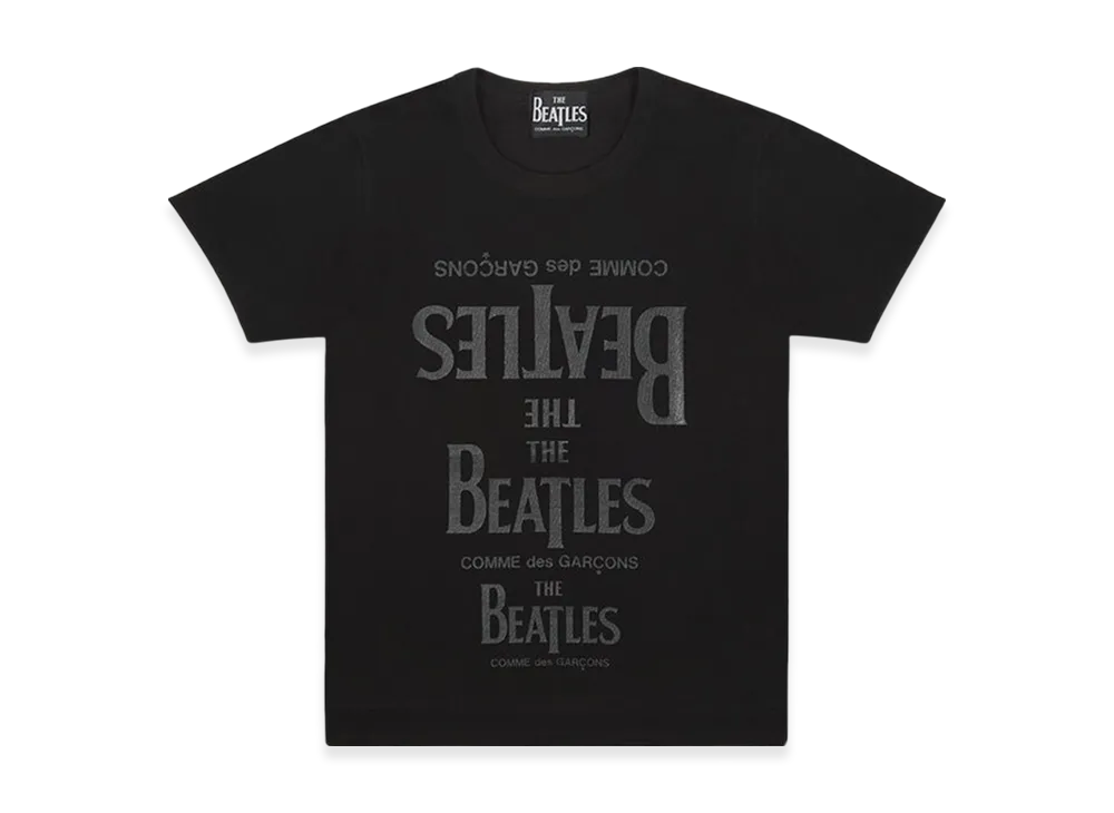 COMME des GARCONS x The Beatles CDG Rubber Printed T-Shirt "Black"