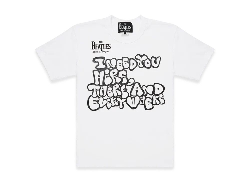 COMME des GARCONS x The Beatles T-Shirt "White"