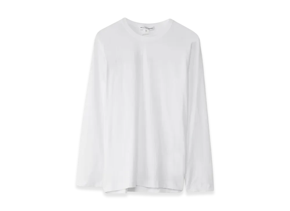 COMME des GARCONS Logo Long Sleeve T-Shirt "White"