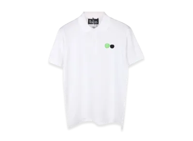 COMME des GARCONS x The Beatles Apple Patch Polo Shirt "White"