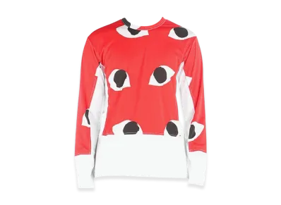 COMME des GARCONS Long Sleeve T-Shirt White "Red"