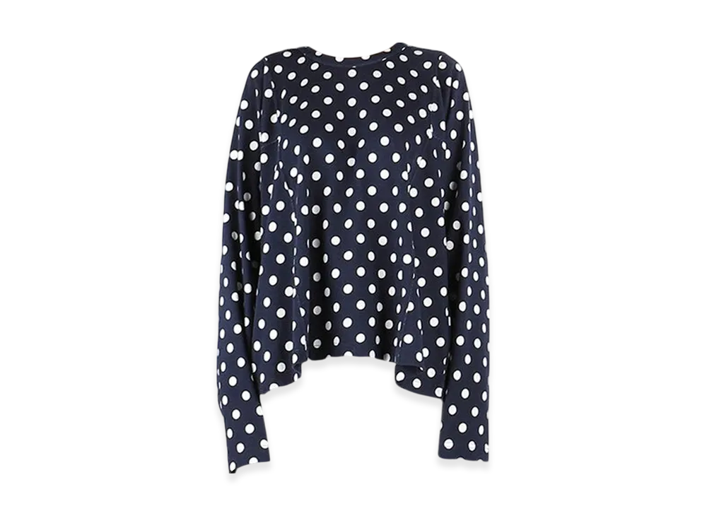 COMME des GARCONS Long Sleeve T-Shirt "Navy"