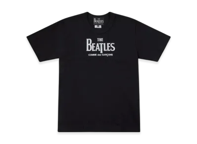 COMME des GARCONS x The Beatles Logo T-Shirts "Black"
