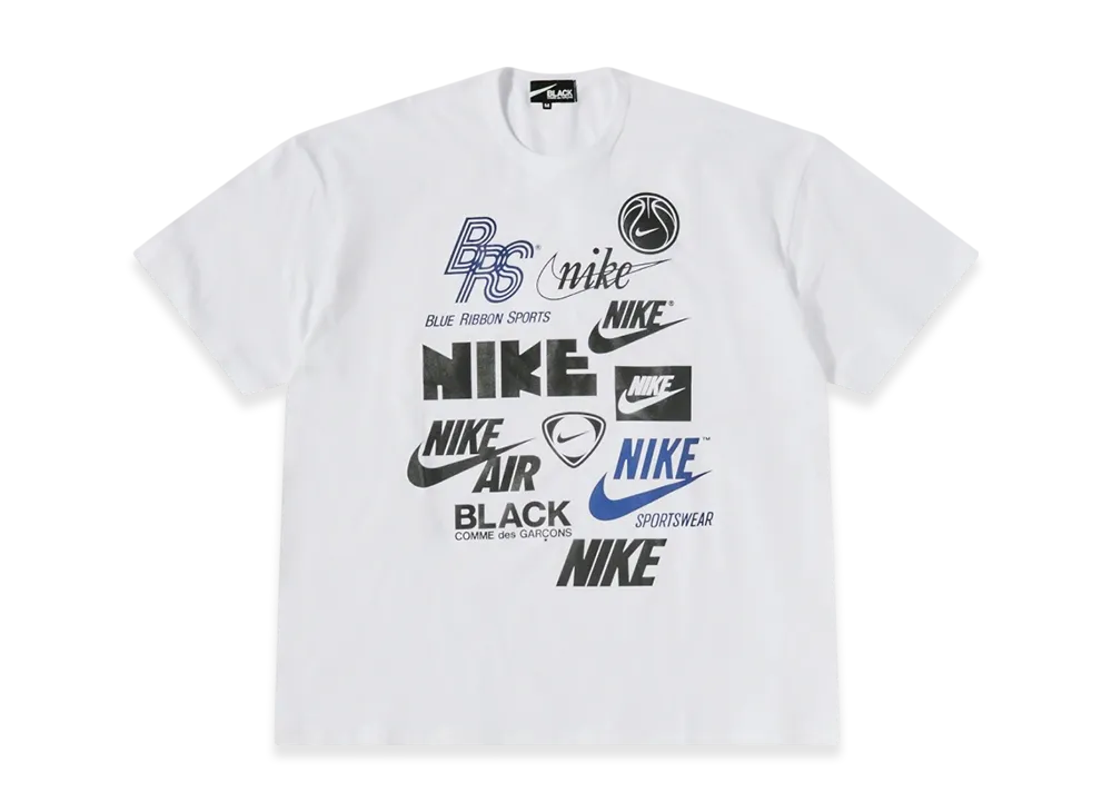 COMME des GARCONS x Nike Oversized Logo T-Shirt "White"